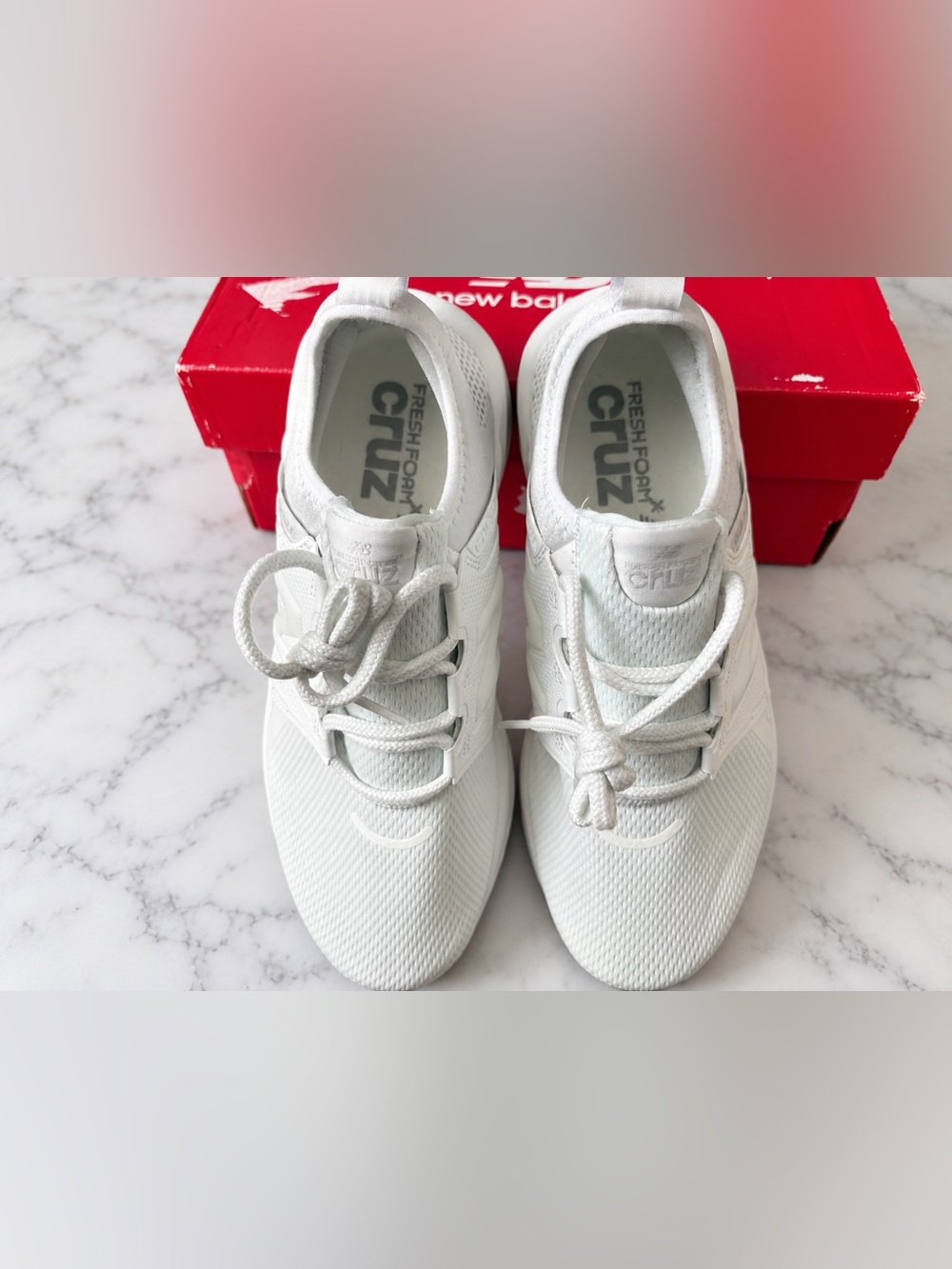 New Balance Fresh Foam X Cruz V3 White Gum Sneakers Women’s 8.5